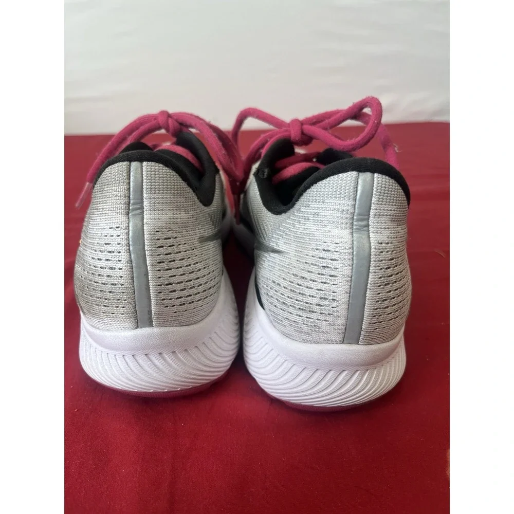 Saucony Womens Guide 14 PWR Run Athletic Sneaker Shoe Gray White Sz 8.5